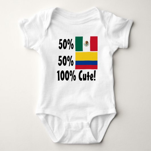 50% Colombiaan 50% Mexicaan 100% Cute Romper (Voorkant)