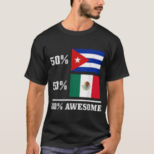 50 Cuba 50 Mexicaanse Mexicaanse vlag Pride Herita T-shirt