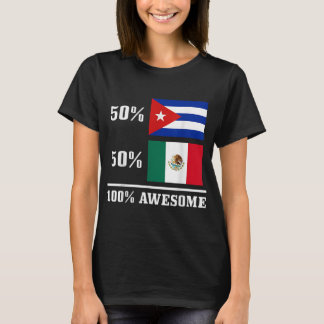 50 Cuba 50 Mexicaanse Mexicaanse vlag Pride Herita T-shirt