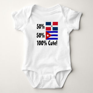 50% Cubaan 50% Dominicaanse 100% Cute Romper