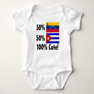 50% Cubaan 50% Venezolaan 100% kletsen Romper