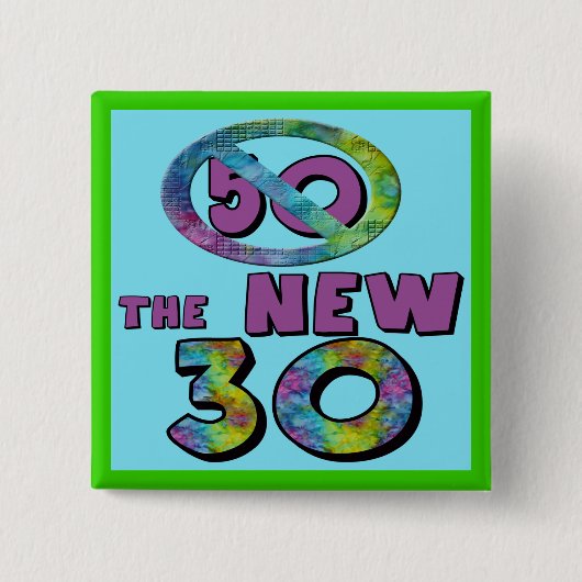 50 De nieuwe 30-jarige Button (Voorkant)