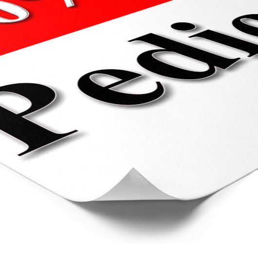 50% de réduction sur pédicure Poster Matte (Coin)