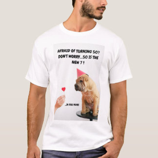 50 draaien? Maak je geen zorgen! 50 is de NIEUW T-shirt