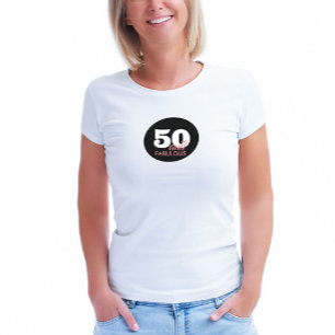 50 en de Fabulous Fiftieth Birthday T-shirt