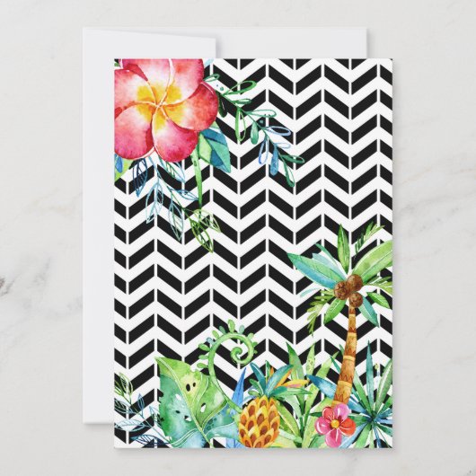 50 en de uitnodiging van de partij van Fabulous Tr (Achterkant)