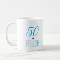 50 en een Fabulous aanpasbare koffie-Mok