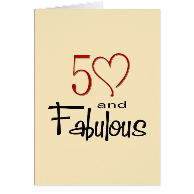 50 en Fabulous (Voorkant)