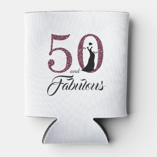 50 en Fabulous | 50e Birthday Gift Koelbox Blikjeskoeler (Voorkant)