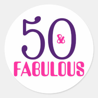 50 En Fabulous | 50e Sticker