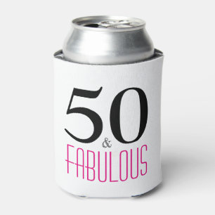 50 en Fabulous 50th Birthday Gift Koelbox Blikjeskoeler