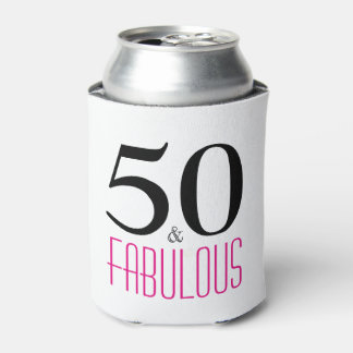 50 en Fabulous 50th Birthday Gift Koelbox Blikjeskoeler