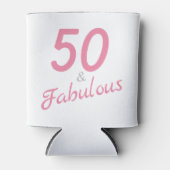 50 en Fabulous Birthday Foam Koelbox Blikjeskoeler (Voorkant)