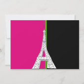 50 en Fabulous Birthday Invitations Kaart (Achterkant)