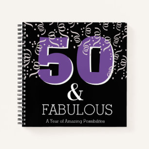 50 en Fabulous Birthday Notitieboek