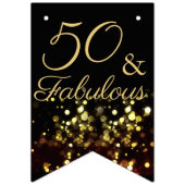 50 en Fabulous Birthday Vlaggetjes (Tweede vlag)