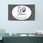 50 en Fabulous Custom 50th Birthday Spandoek (Beurs)