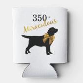 50 en Fabulous-Dog Years - Funny Black Lab Gold Blikjeskoeler (Achterkant)