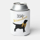 50 en Fabulous-Dog Years - Funny Black Lab Gold Blikjeskoeler (Blikje Achterkant)