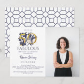 50 en Fabulous Elegant Blue Gold (Voorkant / Achterkant)