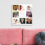 50 en Fabulous Fotocollage Keepsake Canvas Afdruk (Insitu (Woonkamer))