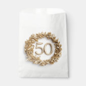 50 en Fabulous Gold Bedankzakje (Voorkant)