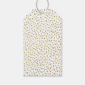 50 en Fabulous Gold Glitter Photo 50th Birthday Cadeaulabel (Achterkant)