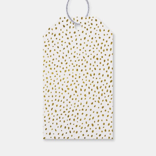 50 en Fabulous Gold Glitter Photo 50th Birthday Cadeaulabel (Achterkant)