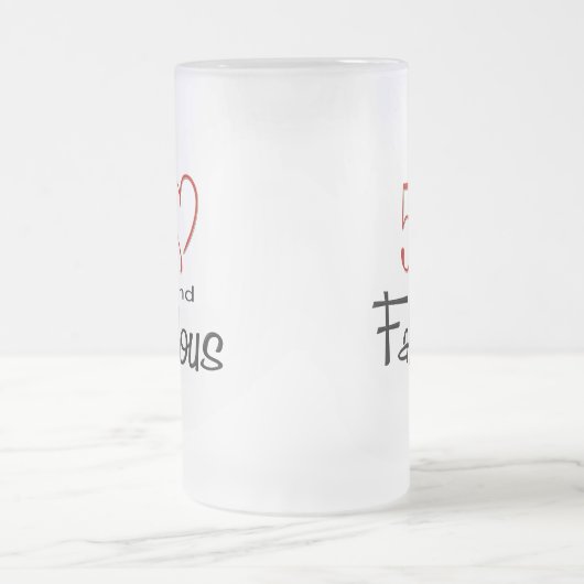 50 en Fabulous Matglas Bierpul (Center)