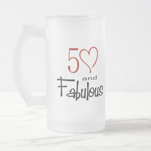 50 en Fabulous Matglas Bierpul (Links)