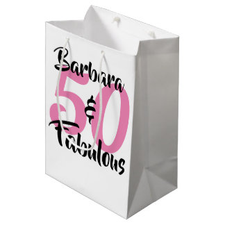 50 en Fabulous Personalized Birthday Party Medium Cadeauzakje