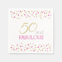 50 en Fabulous Star Border 50ste verjaardagsfeest