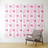 50 en Fabulous Step and Repat Party Backdrop Wandkleed (In Situ (horizontaal))