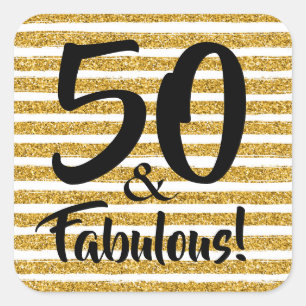 50 en Fabulous Sticker