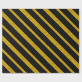 50 en Fabulous Zwart en Goud Cadeaupapier (Vlak)