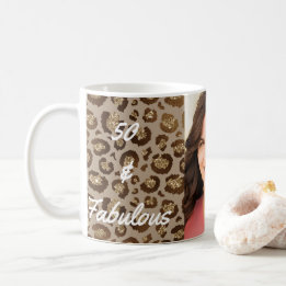 50 en fantastische foto Cheetah Print Koffiemok
