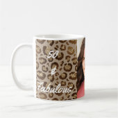 50 en fantastische foto Cheetah Print Koffiemok (Links)