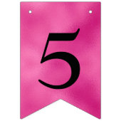 50 en fantastische hot pink bunting vlaggen vlaggetjes (Derde vlag)