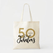 50 en geweldige canvas tas (Voorkant)