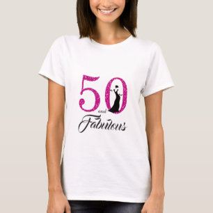 50 en Prachtige Verjaardag Gift T-shirt