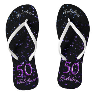 50 en verbluffend bloeddagzwart Paars legant Teenslippers