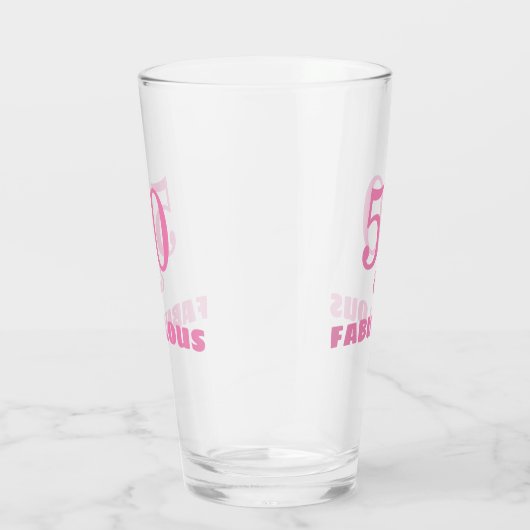 50 en verbluffend roze, stijlvolle bruidsschat van glas (Rechts)