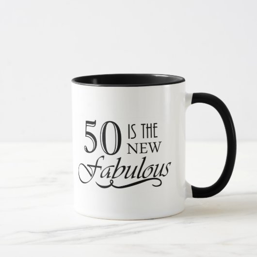 50 est la nouvelle tasse fabuleuse (Droite)