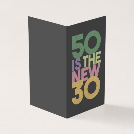 50 est le nouveau cadeau de 30 - 50e anniversaire (Outside)