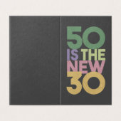 50 est le nouveau cadeau de 30 - 50e anniversaire (Outside Unfolded)