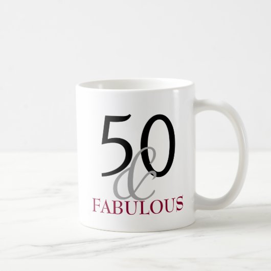 50 et cinquantième tasse fabuleuse de cadeau (Droite)
