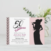 50 et fabuleuse 50e invitation d'anniversaire (Debout devant)