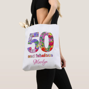 50 et fabuleuse fête d'anniversaire sac fourre-tou