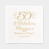 50 et fabuleuse fête du 50e anniversaire (Recto)