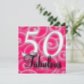 50 et fabuleuse invitation d'anniversaire (Debout devant)
